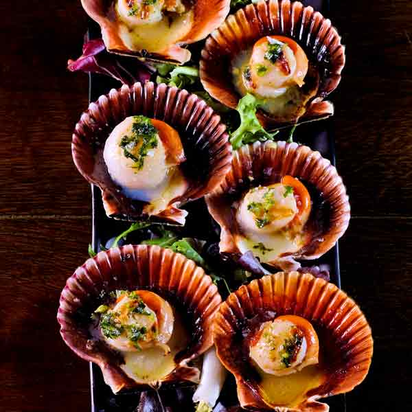 Grilled scallops | Restaurante La Cabaña Argentina